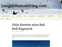 Tablet Screenshot of longdistancekiting.com